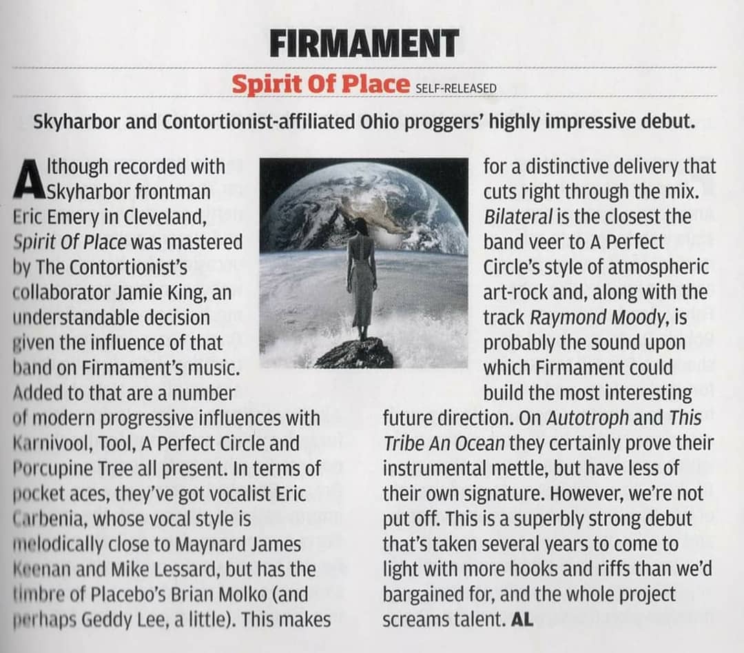 LIMITED: 1st Run "Spirit of Place" CD (2018)