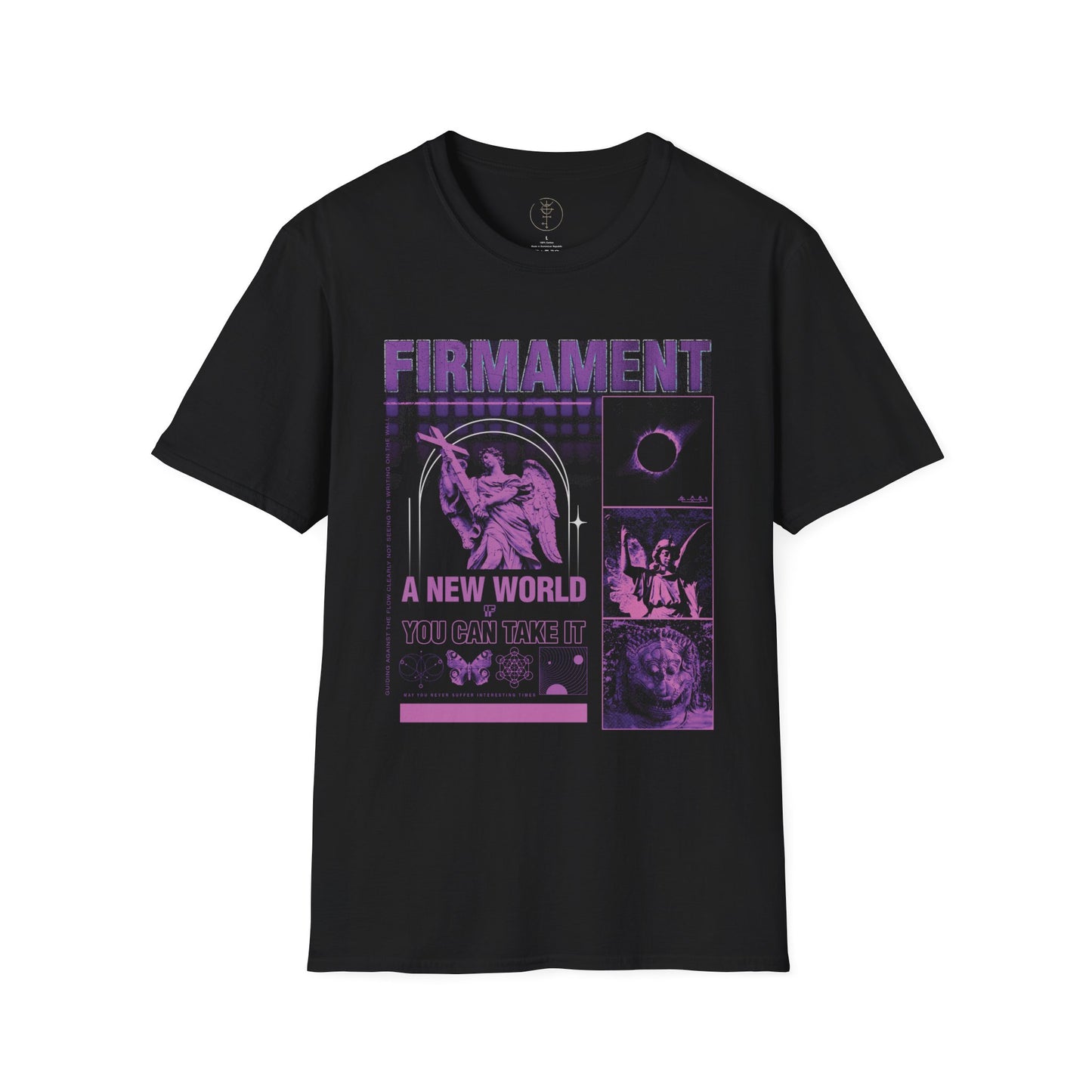 Firmament Black T-Shirt - "Angel"
