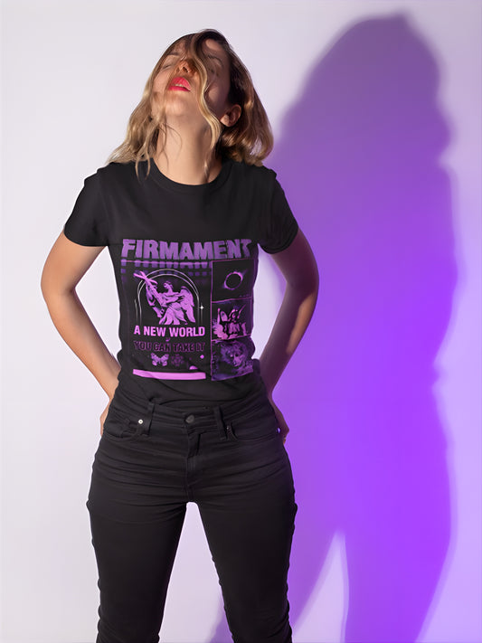 Firmament Black T-Shirt - "Angel"